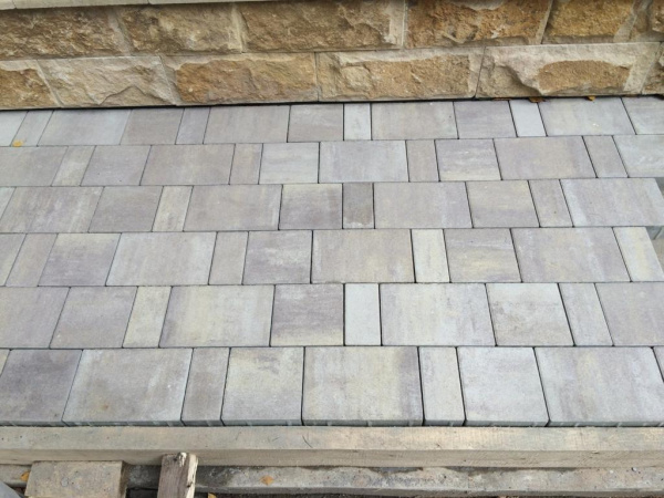 Тротуарная плитка Браер Старый город Ландхаус Колор микс Степь