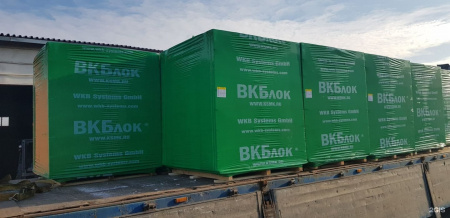 Газобетонные блоки ВКБлок D500 625х400х250 стеновые