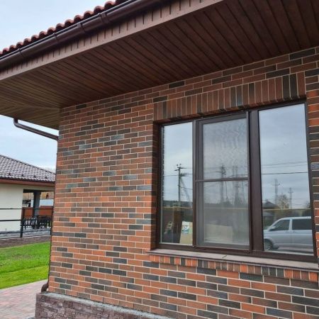Облицовочный кирпич Пятый элемент одинарный 1НФ полнотелый Баварская кладка Регенсбург рустикатор